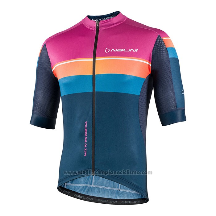 2022 Abbigliamento Ciclismo Nalini Viola Manica Corta e Salopette
