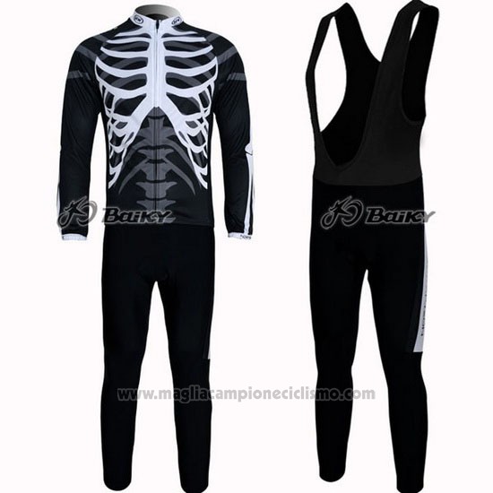 2012 Abbigliamento Ciclismo Northwave Nero Manica Lunga e Salopette