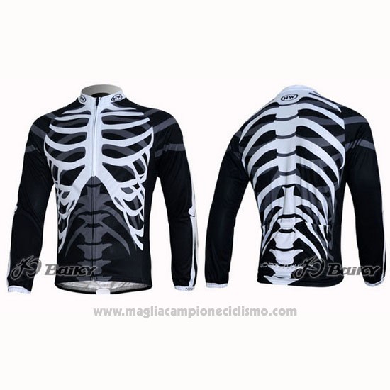 2012 Abbigliamento Ciclismo Northwave Nero Manica Lunga e Salopette