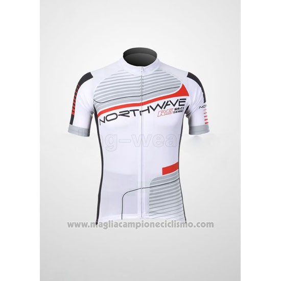 2012 Abbigliamento Ciclismo Northwave Nero e Bianco Manica Corta e Salopette