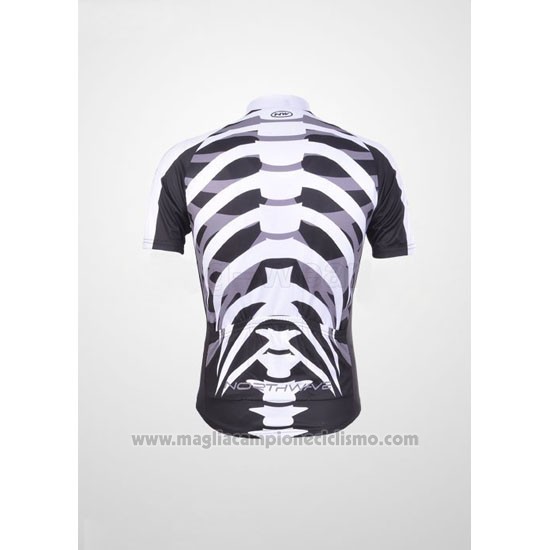 2013 Abbigliamento Ciclismo Nalini Nero e Bianco Manica Corta e Salopette