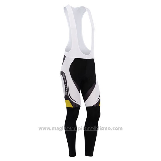 2015 Abbigliamento Ciclismo Northwave Nero e Giallo Manica Lunga e Salopette