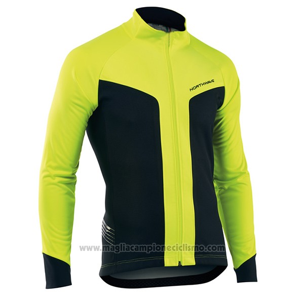 2017 Abbigliamento Ciclismo Nalini Northwave Ml Giallo e Nero Manica Lunga e Salopette