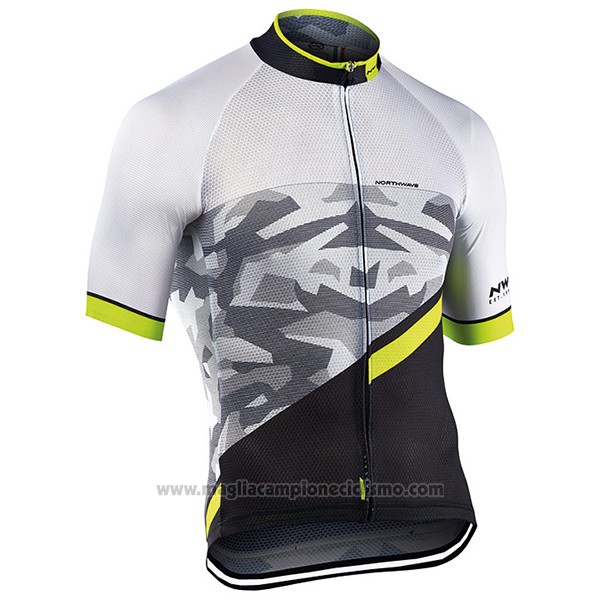 2017 Abbigliamento Ciclismo Northwave Blade Air Nero e Bianco Manica Corta e Salopette