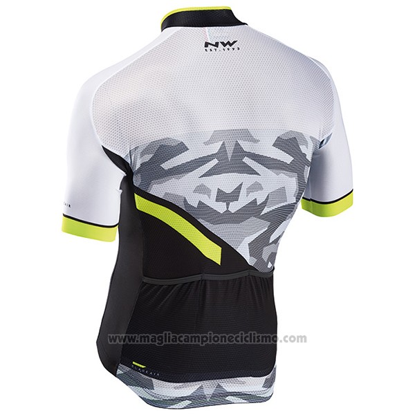 2017 Abbigliamento Ciclismo Northwave Blade Air Nero e Bianco Manica Corta e Salopette