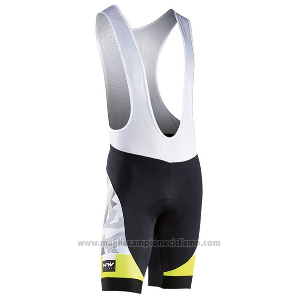 2017 Abbigliamento Ciclismo Northwave Blade Air Nero e Bianco Manica Corta e Salopette