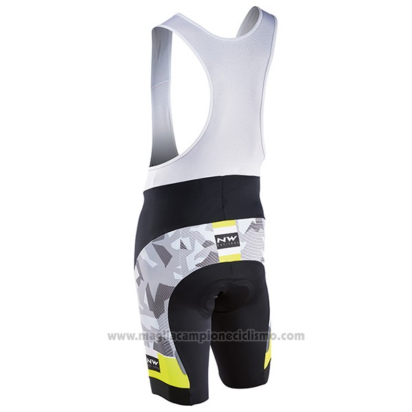 2017 Abbigliamento Ciclismo Northwave Blade Air Nero e Bianco Manica Corta e Salopette