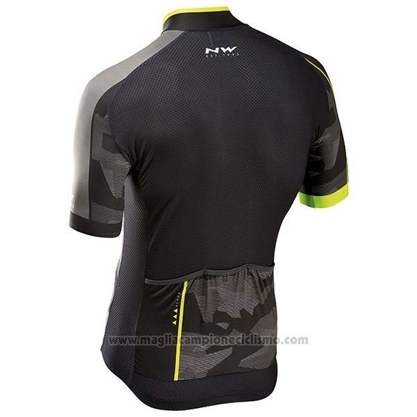 2017 Abbigliamento Ciclismo Northwave Blade Nero Manica Corta e Salopette