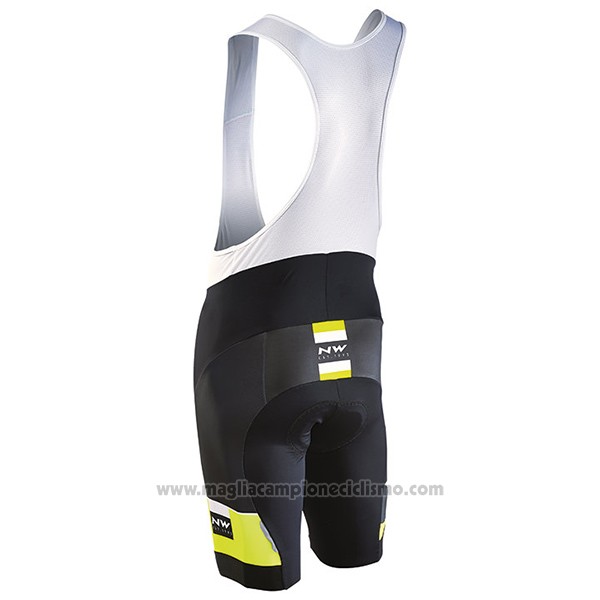2017 Abbigliamento Ciclismo Northwave Blade Nero Manica Corta e Salopette