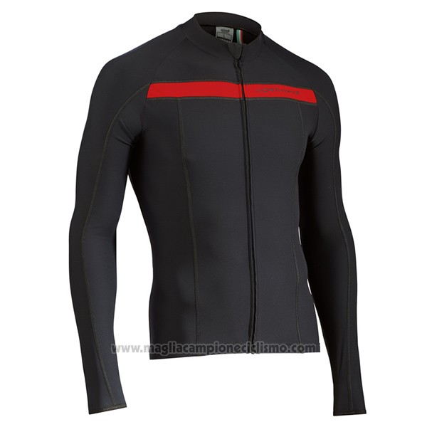 2017 Abbigliamento Ciclismo Northwave Ml Nero Manica Lunga e Salopette