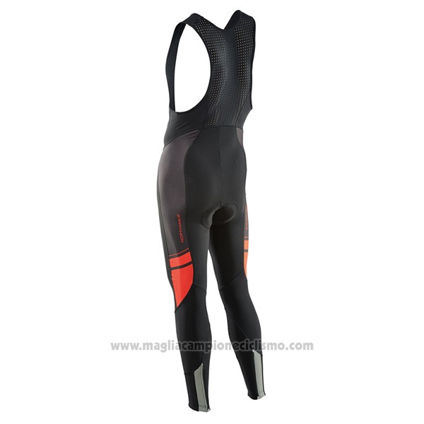 2017 Abbigliamento Ciclismo Northwave Ml Nero e Bianco Manica Lunga e Salopette