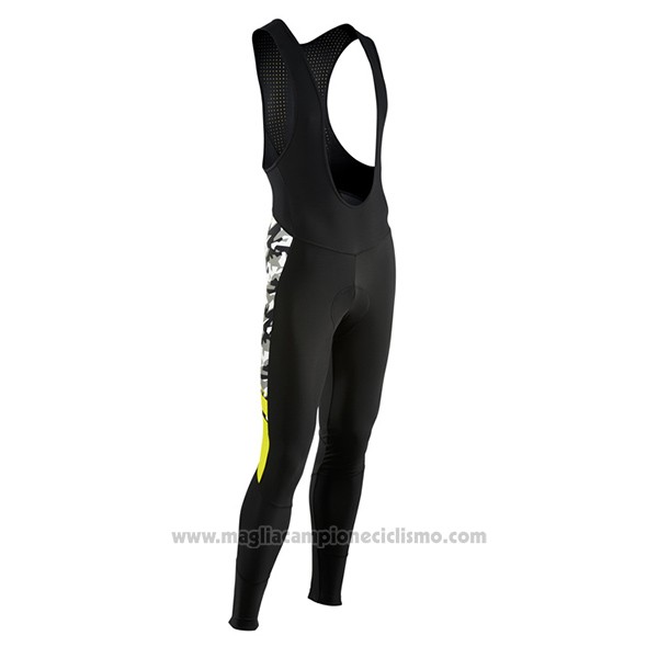 2017 Abbigliamento Ciclismo Northwave Ml Nero e Camuffamento Manica Lunga e Salopette