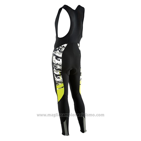 2017 Abbigliamento Ciclismo Northwave Ml Nero e Camuffamento Manica Lunga e Salopette