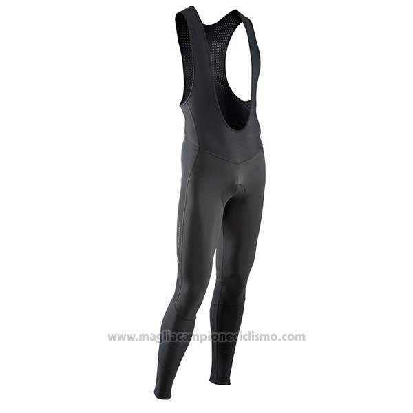 2017 Abbigliamento Ciclismo Northwave Ml Nero e Verde Manica Lunga e Salopette