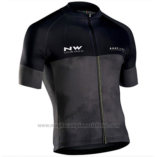 2018 Abbigliamento Ciclismo Northwave Blade Nero Manica Corta e Salopette