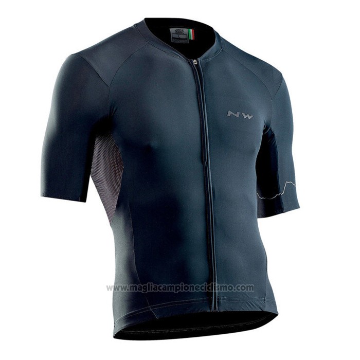 2021 Abbigliamento Ciclismo NorthWave Spento Blu Manica Corta e Salopette