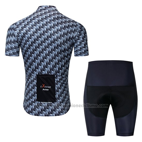 2019 Abbigliamento Ciclismo Northwave Grigio Manica Corta e Salopette