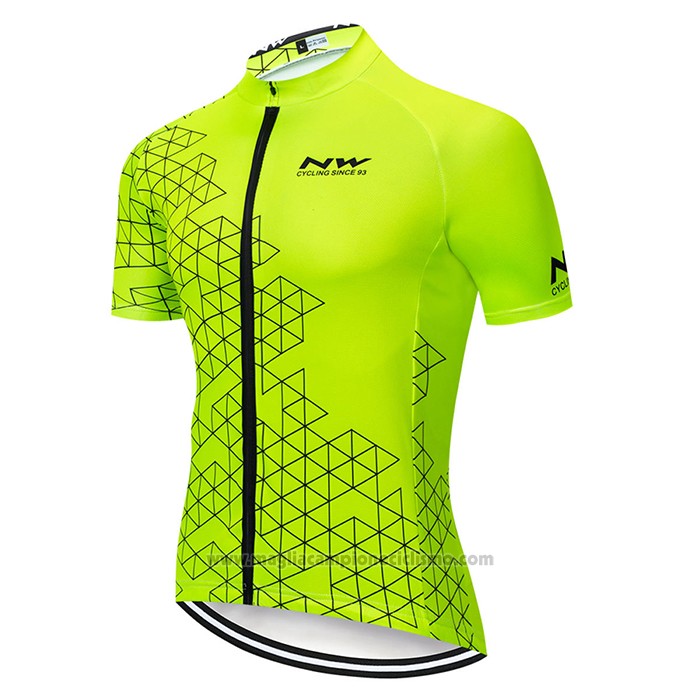 2020 Abbigliamento Ciclismo Northwave Giallo Manica Corta e Salopette