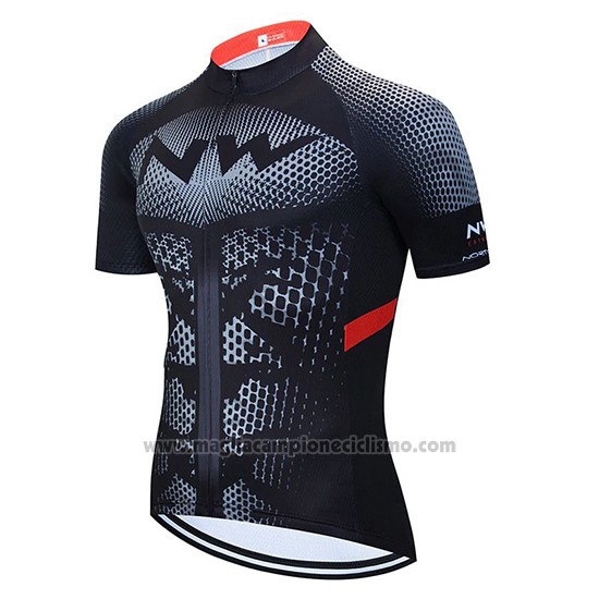 2020 Abbigliamento Ciclismo Northwave Nero Giallo Rosso Manica Corta e Salopette