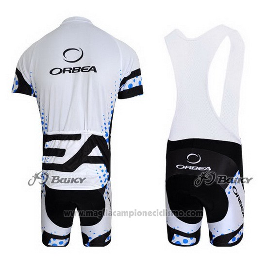 2013 Abbigliamento Ciclismo Orbea Nero e Bianco Manica Corta e Salopette