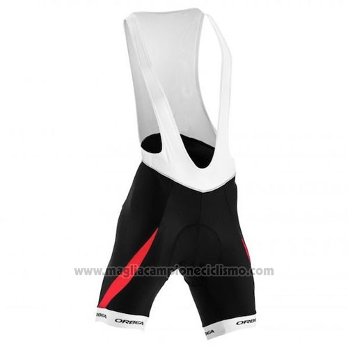 2015 Abbigliamento Ciclismo Orbea Rosso Manica Corta e Salopette