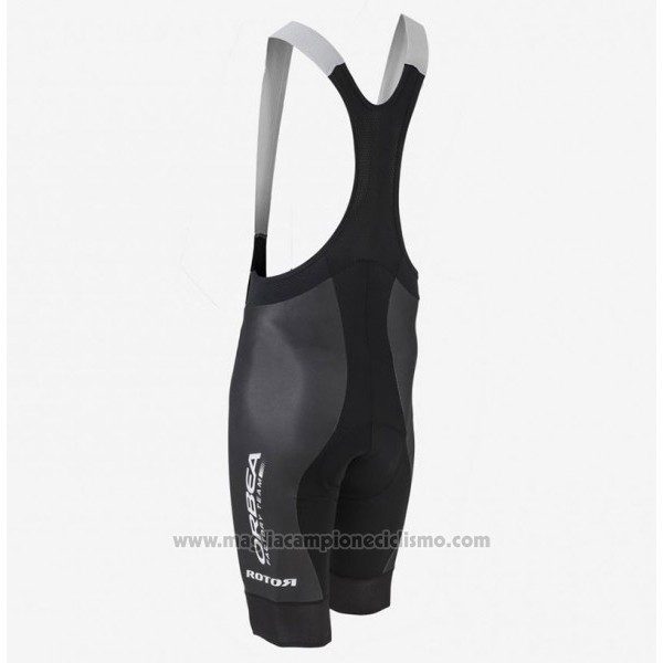 2017 Abbigliamento Ciclismo Orbea Nero e Verde Manica Corta e Salopette