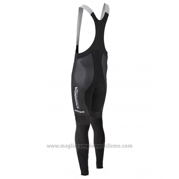 2017 Abbigliamento Ciclismo Orbea Nero e Verde Manica Lunga e Salopette