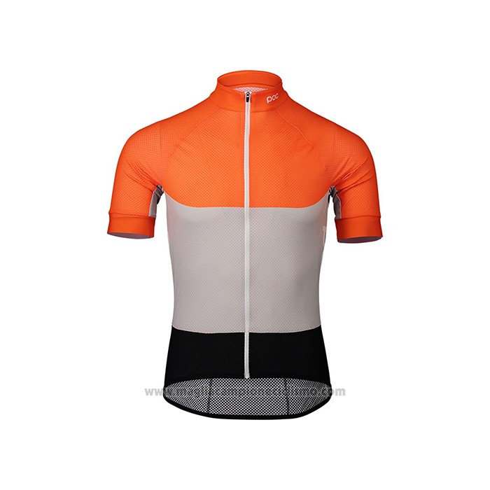2021 Abbigliamento Ciclismo POC Arancione Manica Corta e Salopette