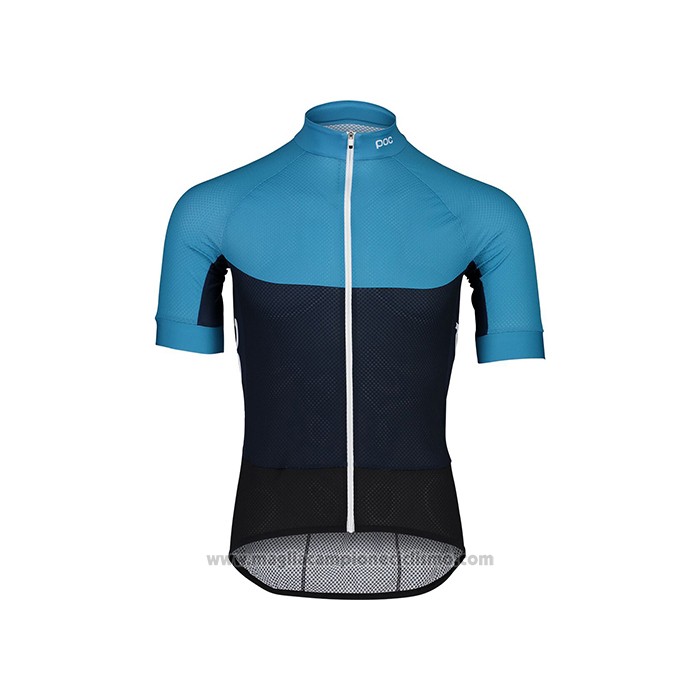 2021 Abbigliamento Ciclismo POC Blu Manica Corta e Salopette
