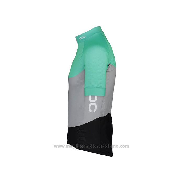 2021 Abbigliamento Ciclismo POC Verde Manica Corta e Salopette