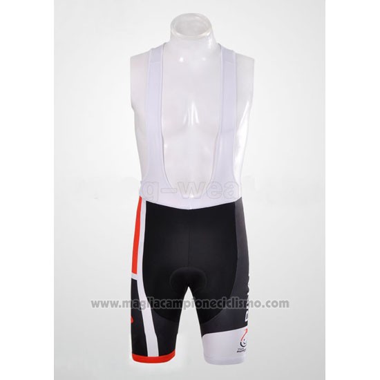 2012 Abbigliamento Ciclismo Pinarello Rosso e Bianco Manica Corta e Salopette
