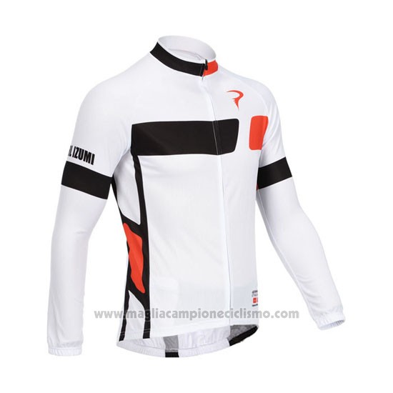 2013 Abbigliamento Ciclismo Pinarello Nero e Bianco Manica Lunga e Salopette