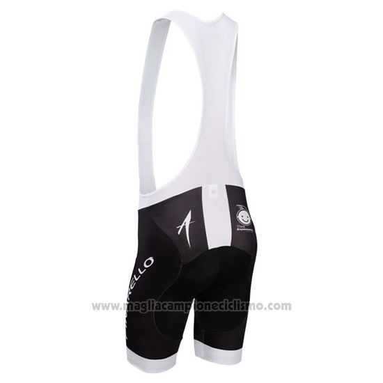 2014 Abbigliamento Ciclismo Pinarello Nero e Bianco Manica Corta e Salopette