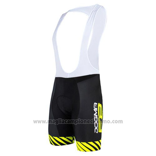2015 Abbigliamento Ciclismo Pinarello Nero e Giallo Manica Corta e Salopette