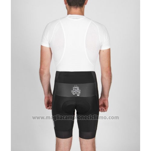 2016 Abbigliamento Ciclismo Pinarello Nero e Bianco Manica Corta e Salopette