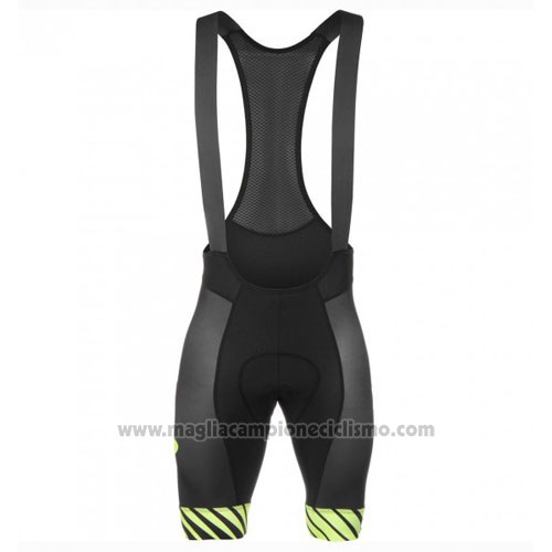 2016 Abbigliamento Ciclismo Pinarello Nero e Giallo Manica Corta e Salopette