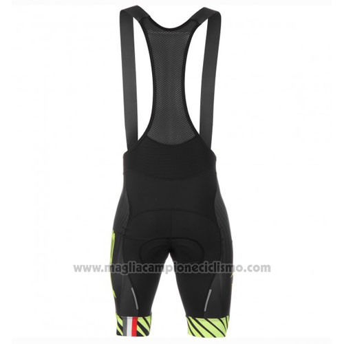 2016 Abbigliamento Ciclismo Pinarello Nero e Giallo Manica Corta e Salopette
