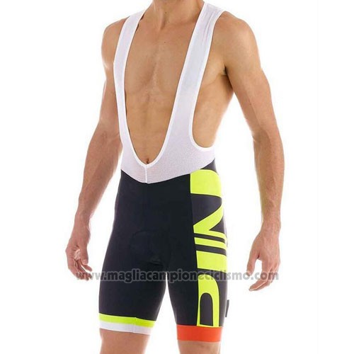 2016 Abbigliamento Ciclismo Pinarello Nero e Verde Manica Corta e Salopette