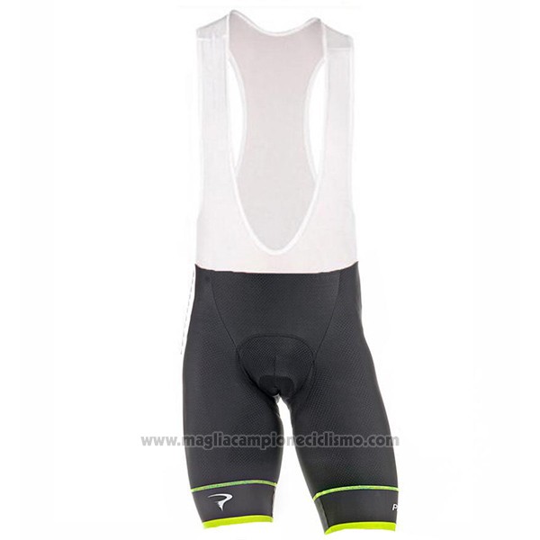 2017 Abbigliamento Ciclismo Pinarello Nero Manica Corta e Salopette