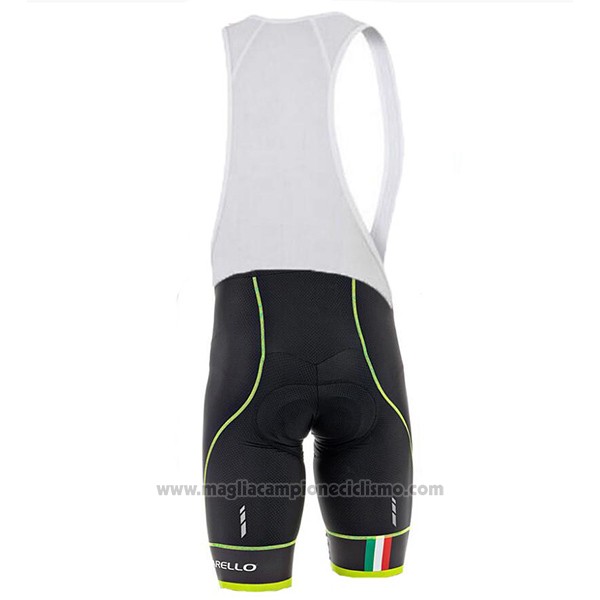 2017 Abbigliamento Ciclismo Pinarello Nero Manica Corta e Salopette