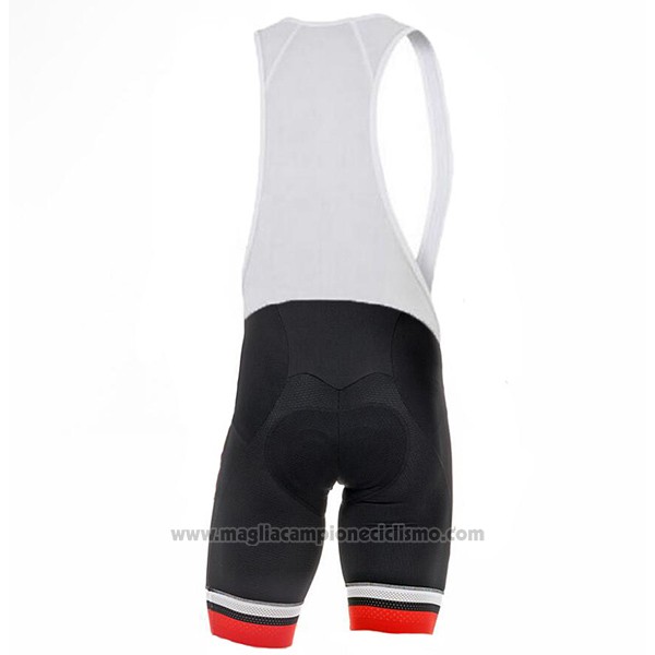 2017 Abbigliamento Ciclismo Pinarello Rosso Manica Corta e Salopette