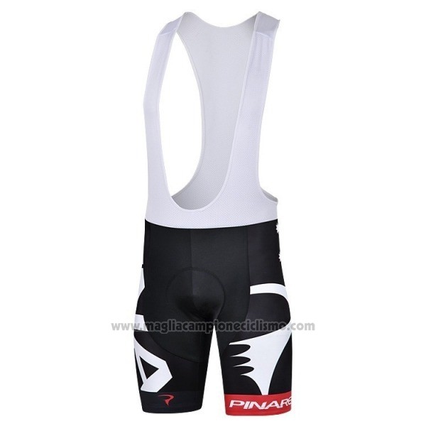 2018 Abbigliamento Ciclismo Pinarello Bianco Rosso Manica Corta e Salopette