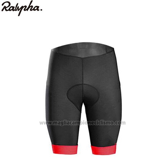2019 Abbigliamento Ciclismo Ralph Rosso Bianco Manica Corta e Salopette