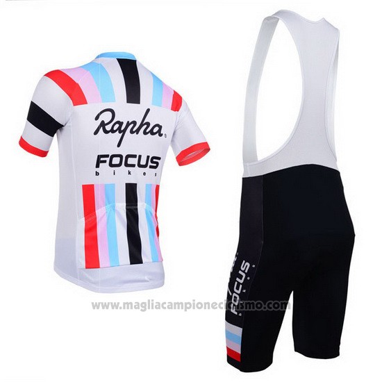 2013 Abbigliamento Ciclismo Rapha Bianco Manica Corta e Salopette