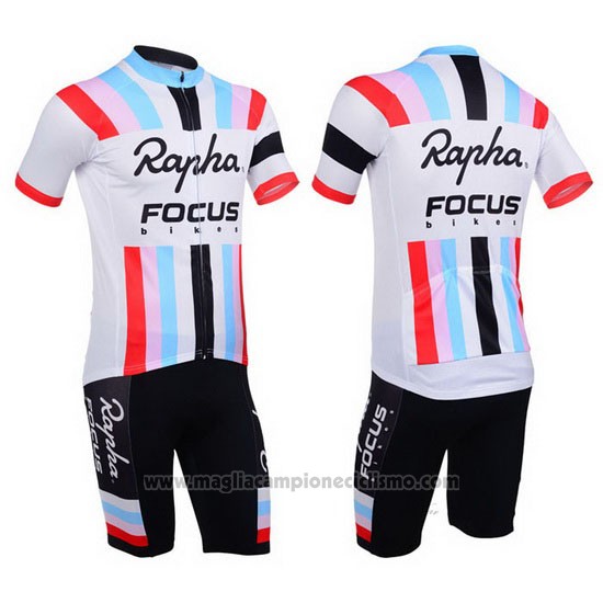 2013 Abbigliamento Ciclismo Rapha Bianco Manica Corta e Salopette