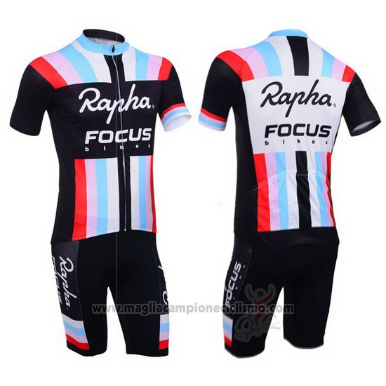 2013 Abbigliamento Ciclismo Rapha Nero Manica Corta e Salopette