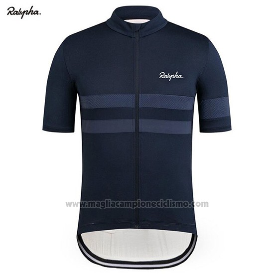 2019 Abbigliamento Ciclismo Rapha Spento Blu Manica Corta e Salopette