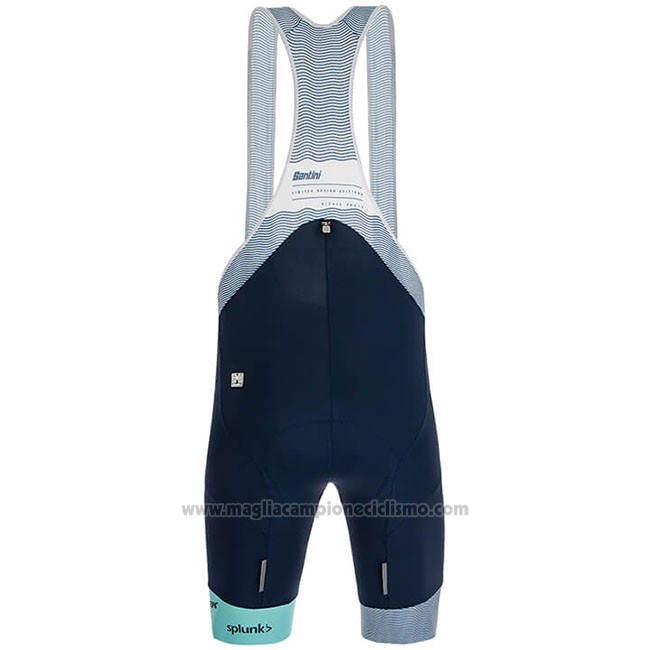 2019 Abbigliamento Ciclismo Richie Celeste Manica Corta e Salopette