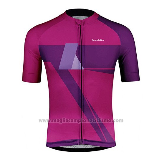 2019 Abbigliamento Ciclismo Runchita Fuxia Manica Corta e Salopette