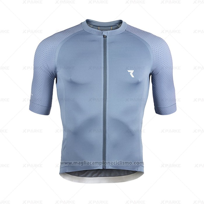 2020 Abbigliamento Ciclismo Ryzon Celeste Manica Corta e Salopette